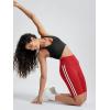 imageODODOS ODLIFT Compression Shorts for Women 4quot  6quot  8quot  10quot High Waist Workout Biker Shorts with Inner PocketPiping Red