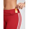 imageODODOS ODLIFT Compression Shorts for Women 4quot  6quot  8quot  10quot High Waist Workout Biker Shorts with Inner PocketPiping Red
