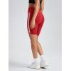 imageODODOS ODLIFT Compression Shorts for Women 4quot  6quot  8quot  10quot High Waist Workout Biker Shorts with Inner PocketPiping Red