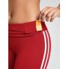 imageODODOS ODLIFT Compression Shorts for Women 4quot  6quot  8quot  10quot High Waist Workout Biker Shorts with Inner PocketPiping Red