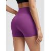 imageODODOS ODLIFT Compression Shorts for Women 4quot  6quot  8quot  10quot High Waist Workout Biker Shorts with Inner PocketPlum Purple