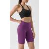 imageODODOS ODLIFT Compression Shorts for Women 4quot  6quot  8quot  10quot High Waist Workout Biker Shorts with Inner PocketPlum Purple