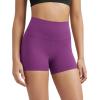 imageODODOS ODLIFT Compression Shorts for Women 4quot  6quot  8quot  10quot High Waist Workout Biker Shorts with Inner PocketPlum Purple