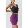 imageODODOS ODLIFT Compression Shorts for Women 4quot  6quot  8quot  10quot High Waist Workout Biker Shorts with Inner PocketPlum Purple
