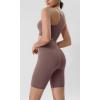 imageODODOS ODLIFT Compression Shorts for Women 4quot  6quot  8quot  10quot High Waist Workout Biker Shorts with Inner PocketPurple Taupe