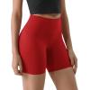 imageODODOS ODLIFT Compression Shorts for Women 4quot  6quot  8quot  10quot High Waist Workout Biker Shorts with Inner PocketRed