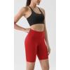 imageODODOS ODLIFT Compression Shorts for Women 4quot  6quot  8quot  10quot High Waist Workout Biker Shorts with Inner PocketRed