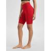 imageODODOS ODLIFT Compression Shorts for Women 4quot  6quot  8quot  10quot High Waist Workout Biker Shorts with Inner PocketRed