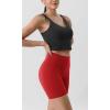 imageODODOS ODLIFT Compression Shorts for Women 4quot  6quot  8quot  10quot High Waist Workout Biker Shorts with Inner PocketRed