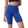 imageODODOS ODLIFT Compression Shorts for Women 4quot  6quot  8quot  10quot High Waist Workout Biker Shorts with Inner PocketRoyal Blue
