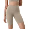imageODODOS ODLIFT Compression Shorts for Women 4quot  6quot  8quot  10quot High Waist Workout Biker Shorts with Inner PocketShaker Beige