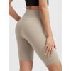 imageODODOS ODLIFT Compression Shorts for Women 4quot  6quot  8quot  10quot High Waist Workout Biker Shorts with Inner PocketShaker Beige