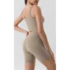 imageODODOS ODLIFT Compression Shorts for Women 4quot  6quot  8quot  10quot High Waist Workout Biker Shorts with Inner PocketShaker Beige