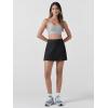 imageODODOS Womens Athletic Tennis Skorts with Pockets Builtin Shorts Golf Active Skirts for Sports Running Gym TrainingBlack Heather