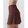 imageODODOS Womens Athletic Tennis Skorts with Pockets Builtin Shorts Golf Active Skirts for Sports Running Gym TrainingJava Heather