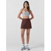 imageODODOS Womens Athletic Tennis Skorts with Pockets Builtin Shorts Golf Active Skirts for Sports Running Gym TrainingJava Heather