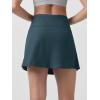 imageODODOS Womens Athletic Tennis Skorts with Pockets Builtin Shorts Golf Active Skirts for Sports Running Gym TrainingNavy Heather