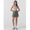 imageODODOS Womens Athletic Tennis Skorts with Pockets Builtin Shorts Golf Active Skirts for Sports Running Gym TrainingSmoke Heather