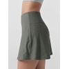 imageODODOS Womens Athletic Tennis Skorts with Pockets Builtin Shorts Golf Active Skirts for Sports Running Gym TrainingSmoke Heather