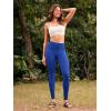 imageODODOS Womens Drawstring Tie Daily Pocket Leggings 25quot  28quot High Waist Workout Yoga PantsRoyal Blue