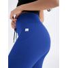 imageODODOS Womens Drawstring Tie Daily Pocket Leggings 25quot  28quot High Waist Workout Yoga PantsRoyal Blue