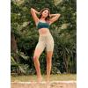 imageODODOS Womens Drawstring Tie Daily Shorts 5quot Inseam High Waist Workout Yoga Biker ShortsBeige