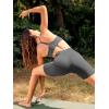imageODODOS Womens Drawstring Tie Daily Shorts 5quot Inseam High Waist Workout Yoga Biker ShortsCharcoal