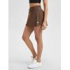 imageODODOS Womens Drawstring Tie Daily Skirts Builtin Shorts Athletic Golf Tennis Skorts with Ball PocketBrunette