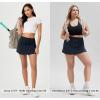 imageODODOS Womens Drawstring Tie Daily Skirts Builtin Shorts Athletic Golf Tennis Skorts with Ball PocketDeep Navy