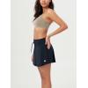 imageODODOS Womens Drawstring Tie Daily Skirts Builtin Shorts Athletic Golf Tennis Skorts with Ball PocketDeep Navy