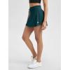 imageODODOS Womens Drawstring Tie Daily Skirts Builtin Shorts Athletic Golf Tennis Skorts with Ball PocketForest Teal