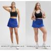 imageODODOS Womens Drawstring Tie Daily Skirts Builtin Shorts Athletic Golf Tennis Skorts with Ball PocketRoyal Blue