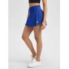 imageODODOS Womens Drawstring Tie Daily Skirts Builtin Shorts Athletic Golf Tennis Skorts with Ball PocketRoyal Blue