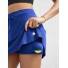 imageODODOS Womens Drawstring Tie Daily Skirts Builtin Shorts Athletic Golf Tennis Skorts with Ball PocketRoyal Blue
