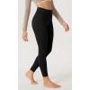 imageODODOS Womens High Waist Workout Leggings 2Pack Tummy Control Yoga Pants  25quot  28quot Inseam ODLEX FabricSquat ProofBlackash Violet