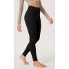 imageODODOS Womens High Waist Workout Leggings 2Pack Tummy Control Yoga Pants  25quot  28quot Inseam ODLEX FabricSquat ProofBlackink Blue