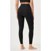 imageODODOS Womens HighWaist 78 Compression Leggings with HighPositioned Pockets Yoga Pants for Running ampamp WorkoutBlack