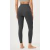 imageODODOS Womens HighWaist 78 Compression Leggings with HighPositioned Pockets Yoga Pants for Running ampamp WorkoutCharcoal