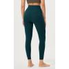 imageODODOS Womens HighWaist 78 Compression Leggings with HighPositioned Pockets Yoga Pants for Running ampamp WorkoutForest Teal