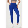 imageODODOS Womens HighWaist 78 Compression Leggings with HighPositioned Pockets Yoga Pants for Running ampamp WorkoutRoyal Blue