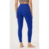 imageODODOS Womens HighWaist 78 Compression Leggings with HighPositioned Pockets Yoga Pants for Running ampamp WorkoutRoyal Blue