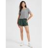 imageODODOS Womens Lounge Shorts Ultra Soft Stratum Tech 3quot Inseam Comfy Sleep Bottoms Moisture Wicking UPF 50 Casual ShortsAspen Heather