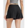 imageODODOS Womens Lounge Shorts Ultra Soft Stratum Tech 3quot Inseam Comfy Sleep Bottoms Moisture Wicking UPF 50 Casual ShortsBlack Heather
