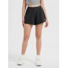 imageODODOS Womens Lounge Shorts Ultra Soft Stratum Tech 3quot Inseam Comfy Sleep Bottoms Moisture Wicking UPF 50 Casual ShortsBlack Heather