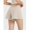 imageODODOS Womens Lounge Shorts Ultra Soft Stratum Tech 3quot Inseam Comfy Sleep Bottoms Moisture Wicking UPF 50 Casual ShortsEcru Heather