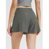 imageODODOS Womens Lounge Shorts Ultra Soft Stratum Tech 3quot Inseam Comfy Sleep Bottoms Moisture Wicking UPF 50 Casual ShortsSmoke Heather