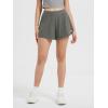 imageODODOS Womens Lounge Shorts Ultra Soft Stratum Tech 3quot Inseam Comfy Sleep Bottoms Moisture Wicking UPF 50 Casual ShortsSmoke Heather