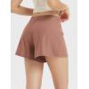 imageODODOS Womens Lounge Shorts Ultra Soft Stratum Tech 3quot Inseam Comfy Sleep Bottoms Moisture Wicking UPF 50 Casual ShortsTamarind Heather