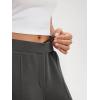 imageODODOS Womens Modal Soft Classic Pants Mid Rise PullOn Lounge Casual Work Pants with Pockets29 InseamCharcoal