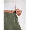 imageODODOS Womens Modal Soft Classic Pants Mid Rise PullOn Lounge Casual Work Pants with Pockets29 InseamDark Sage